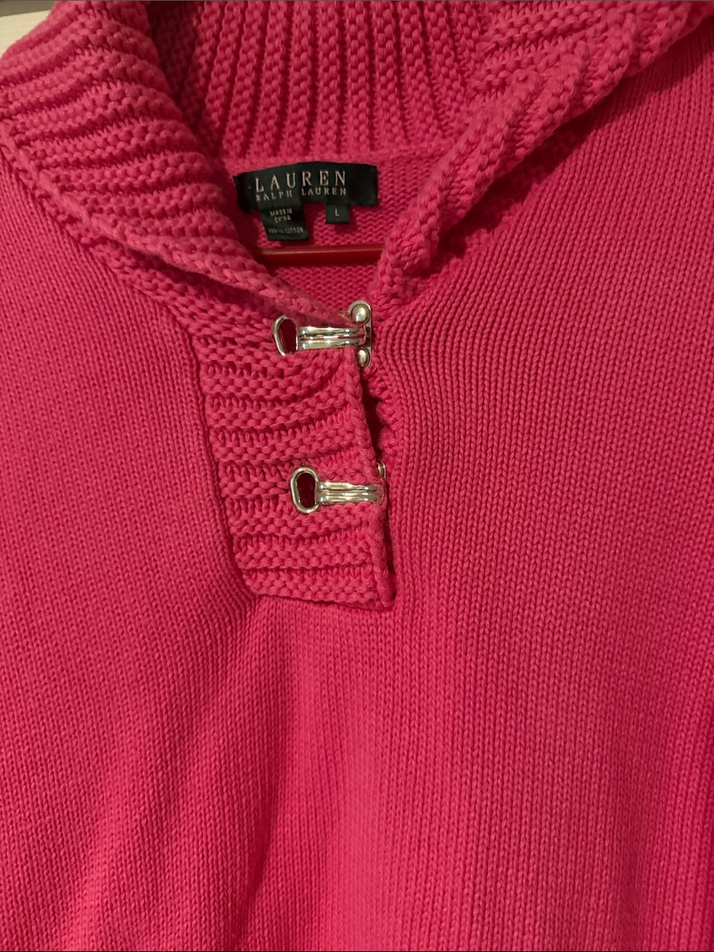 Lauren Ralph Lauren Pink Knit Sweater - Picture 3 of 6